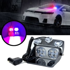 24W 8 LED Car Strobe Light (Vip light)