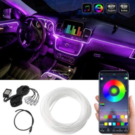 5 in 1 RGB LED Atmosphere Car Light Interior Ambient Light