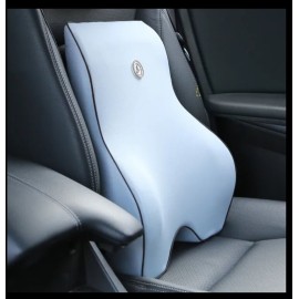 Seat Support Waist Cushion Car Travel Memory Foam Pillow Relieve Waist Pain
