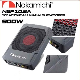 Nakamichi NBF10.2A – 10″ 900W Car Underseat Speaker Active Subwoofer