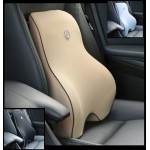 Seat Support Waist Cushion Car Travel Memory Foam Pillow Relieve Waist Pain