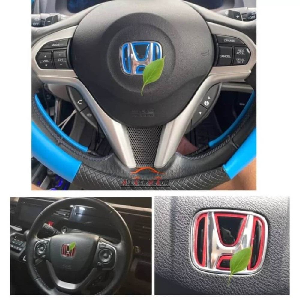 Car steering wheel emblem sticker Honda