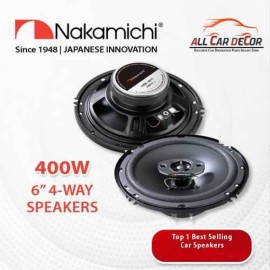 Nakamichi 400W Speaker 6‘’ 4-WAY