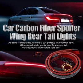 Universal Carbon Fiber Led Spoiler Lights