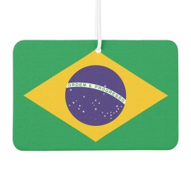 Car Air Fresheners-Brazil Flag