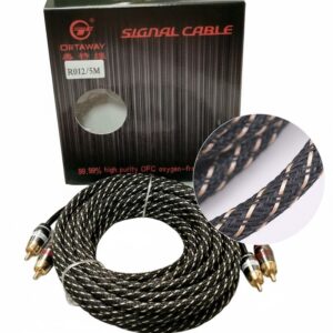 ORTAWAY 5M High Purity RCA Cable