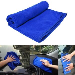 polishing car microfiber towel
